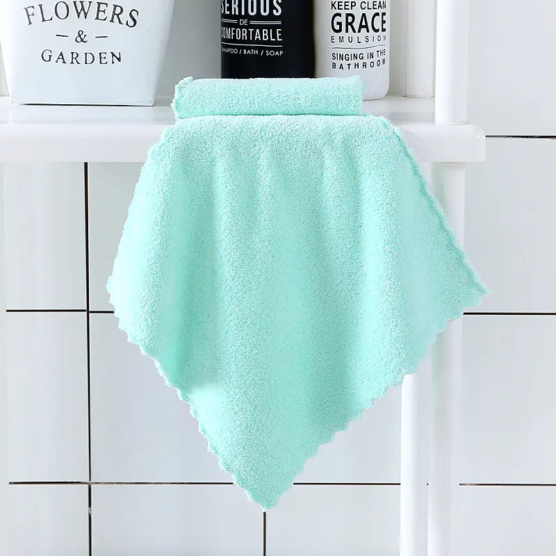 Wholesale High-Density Coral Fleece Absorbent Towels