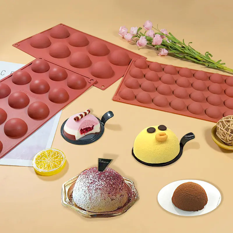 Sanjin 6-Cavity Silicone Mold for DIY Chocolate & Candy