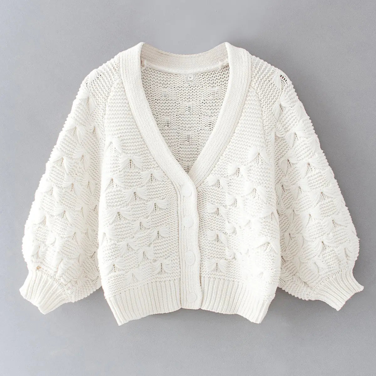 Wishful Knot Knitted Jacket in European & American Style