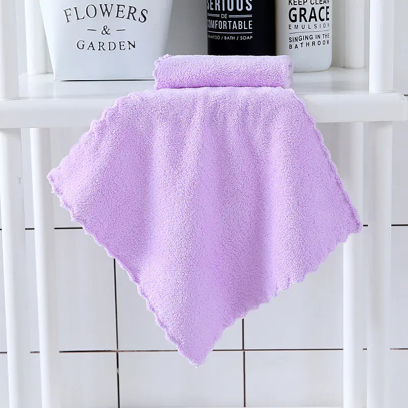 Wholesale High-Density Coral Fleece Absorbent Towels