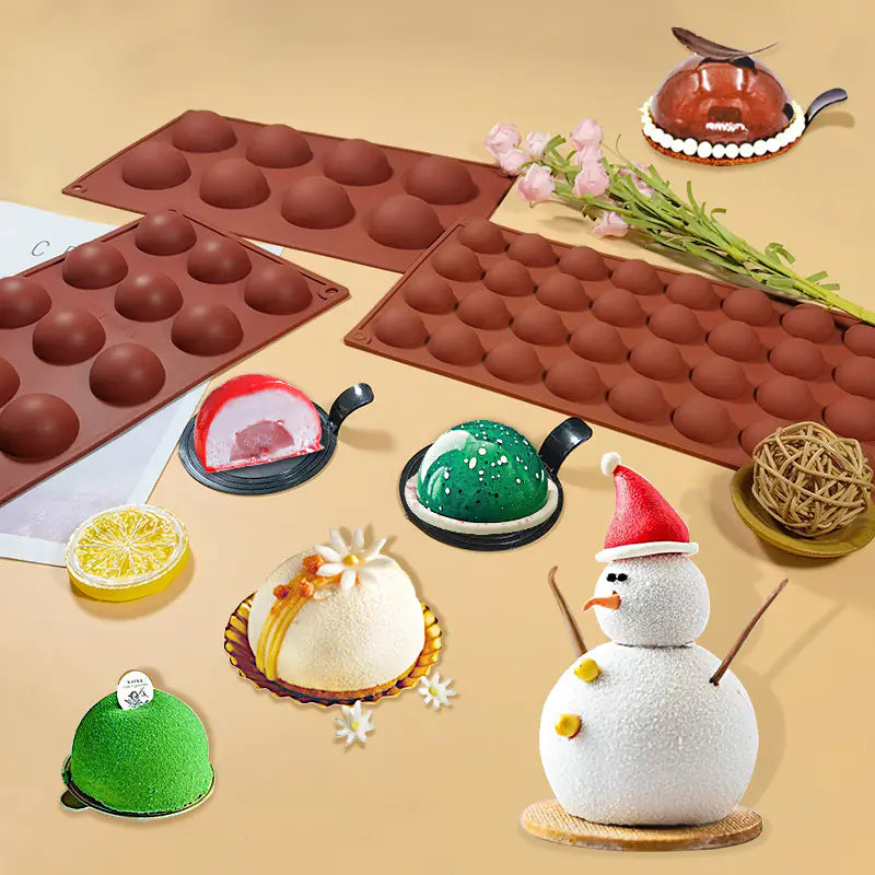 Sanjin 6-Cavity Silicone Mold for DIY Chocolate & Candy