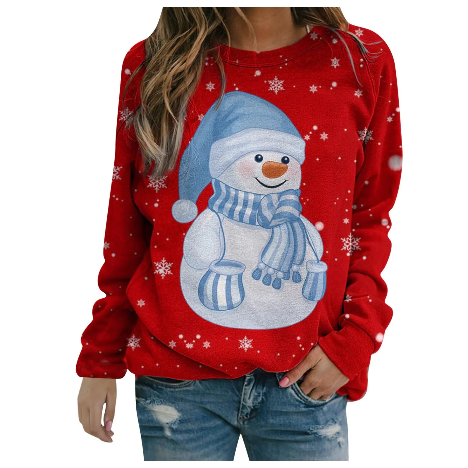 Women's Christmas Sweater Coat for Autumn and Winter