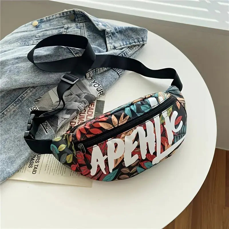 Trendy Large-Capacity Sports Waist Bag for All Ages
