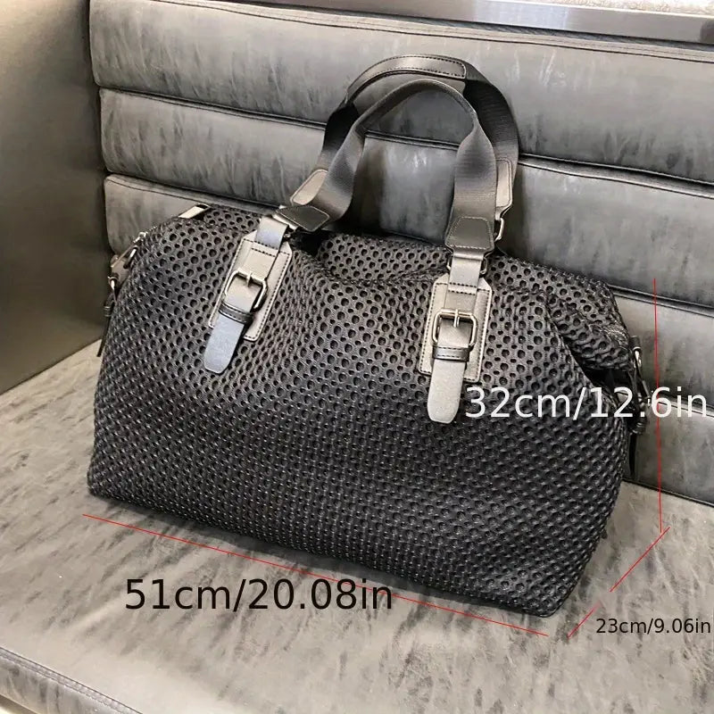 Ladies Fashion Casual Mesh Shoulder Crossbody Travel Bag