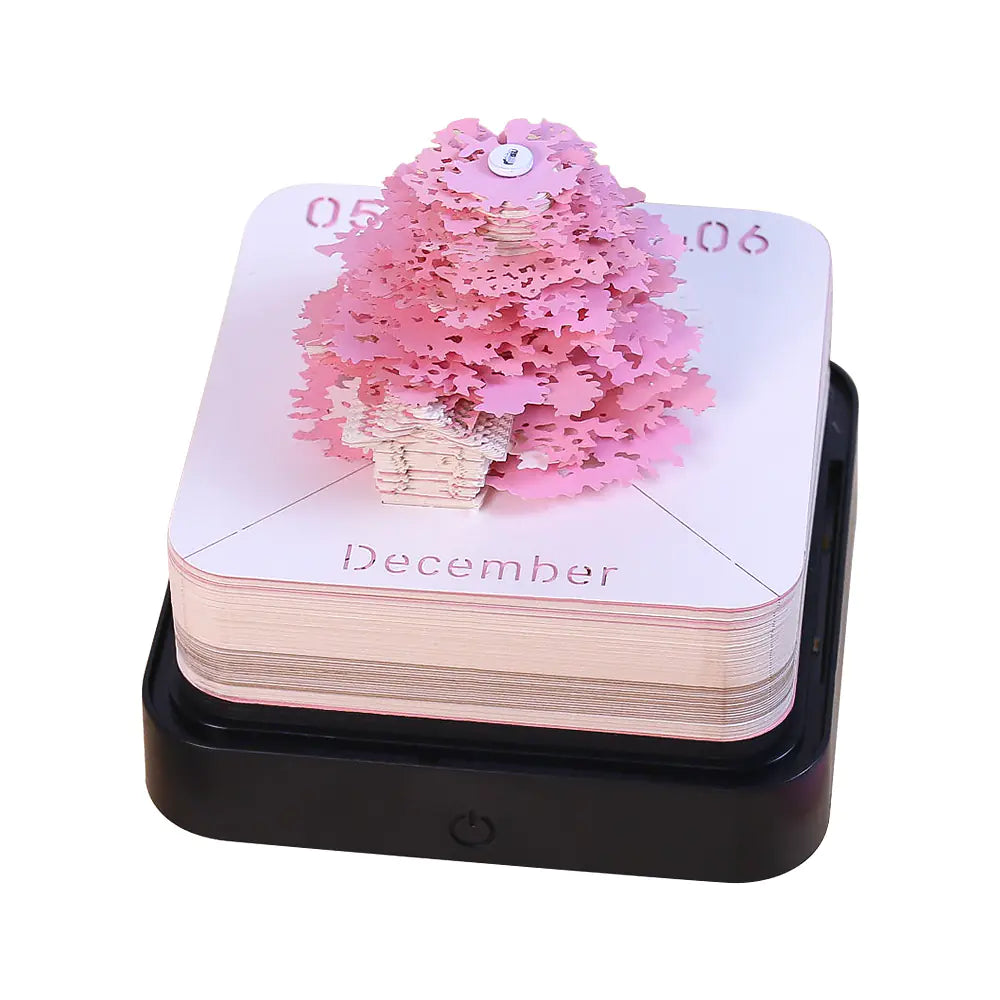 2024 Dragon Year 3D Paper Sculpture Desk Calendar