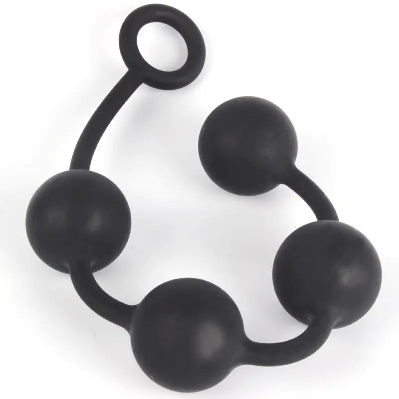 Extra Long Large Anal Plug with Beads for Adults