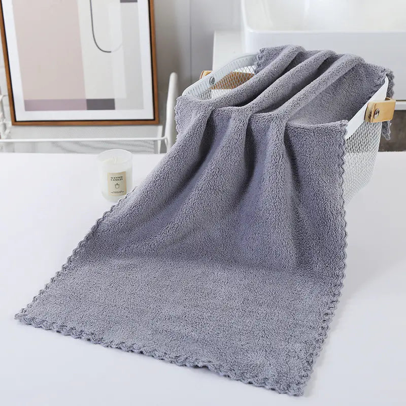 Wholesale High-Density Coral Fleece Absorbent Towels