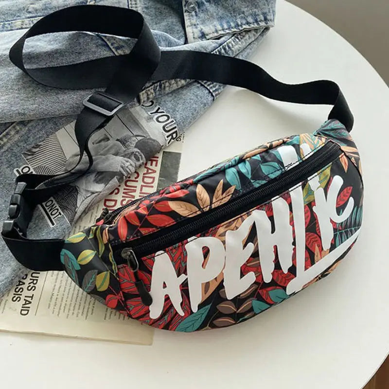 Trendy Large-Capacity Sports Waist Bag for All Ages