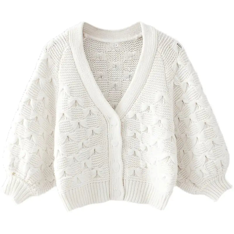 Wishful Knot Knitted Jacket in European & American Style