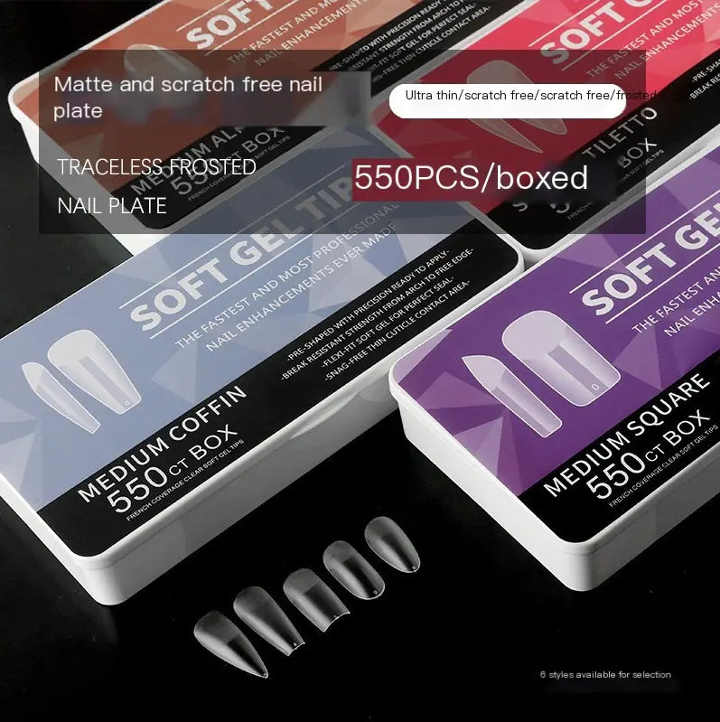 Amazon Bestselling Nail Tips - 550 Matte Almond Shape