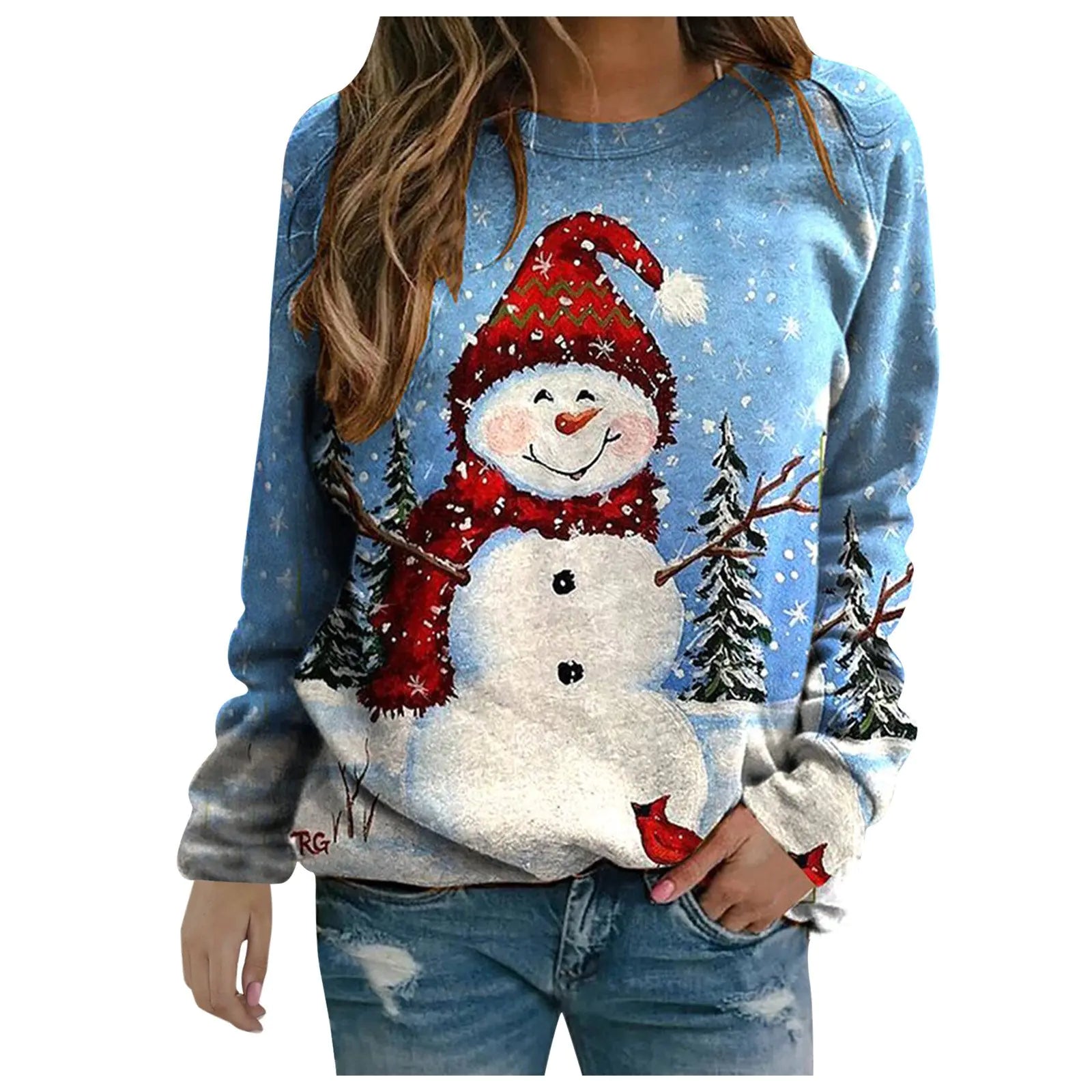 Women's Christmas Sweater Coat for Autumn and Winter