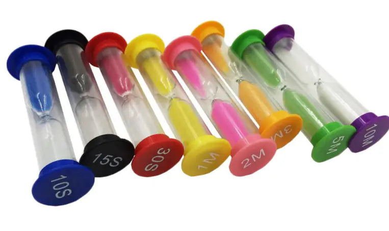 Wholesale Plastic Hourglass Timer - 30s, 1m, 3m, 8 Options