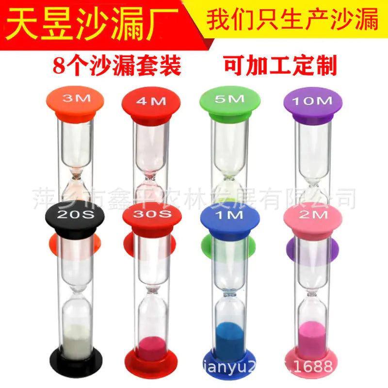 Wholesale Plastic Hourglass Timer - 30s, 1m, 3m, 8 Options