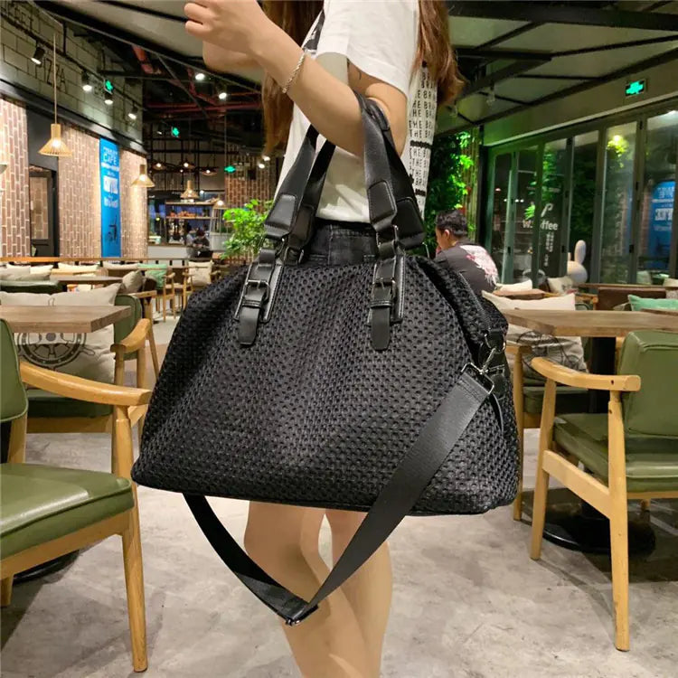 Ladies Fashion Casual Mesh Shoulder Crossbody Travel Bag