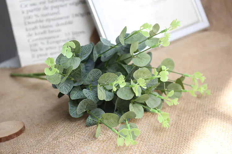 16-Head Eucalyptus Artificial Flower Decoration