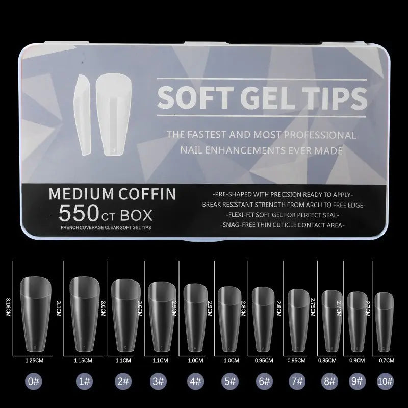 Amazon Bestselling Nail Tips - 550 Matte Almond Shape